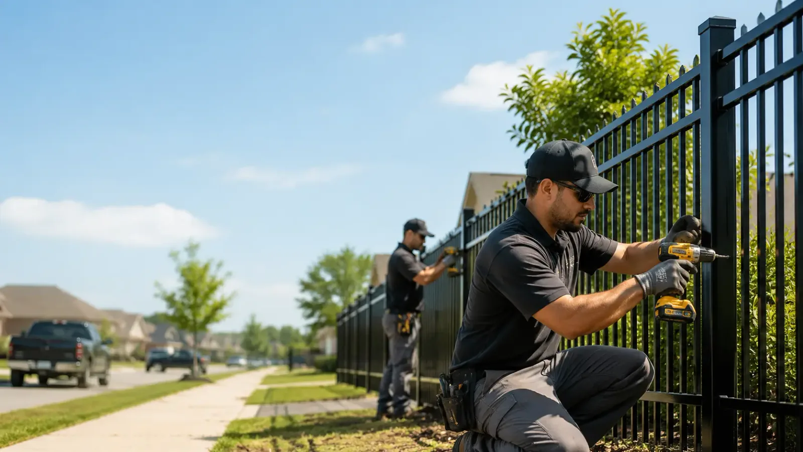 Metal Fence Installation in Fairview, IL